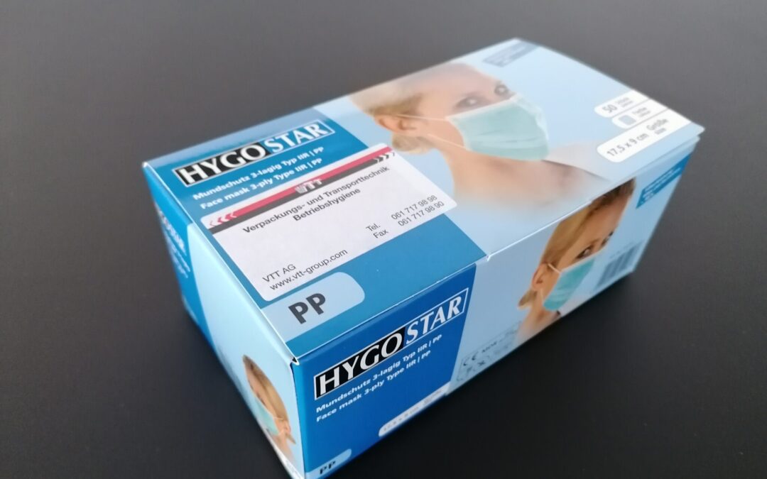 Mundschutz Typ II / Typ IIR – Masken